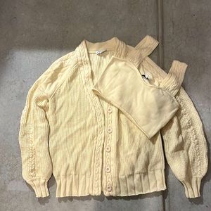 Sweater tank top set